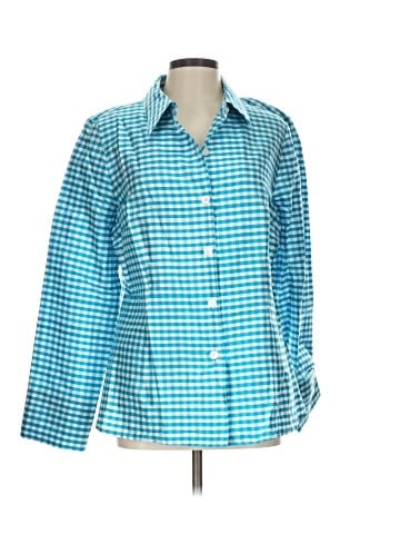 Nina Mclemore Long Sleeve Silk Top (view 1)