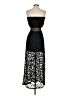 Aqua Animal Print Black Cocktail Dress Size XS - photo 2