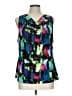 Ellen Tracy Green Sleeveless Blouse Size L - photo 1