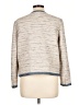 J. McLaughlin 100% Cotton Tweed Ivory Jacket Size L - photo 2