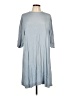 Samsoe Samsoe Solid Gray Casual Dress Size L - photo 1