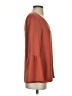 dalia Brown Long Sleeve Blouse Size XS - photo 4