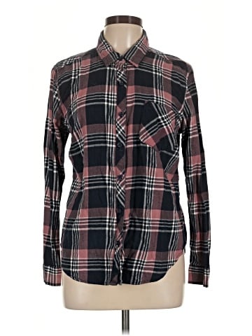Faded Glory Long Sleeve Button-Down Shirt (view 1)