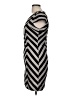 Aryn K. 100% Polyester Chevron-herringbone Gray Casual Dress Size M - photo 5