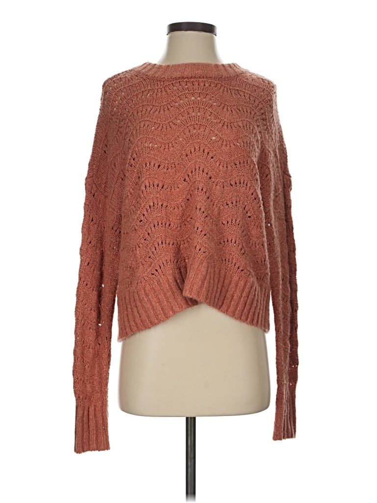 Pre-owned American Eagle Outfitters Pullover Sweater In Brown