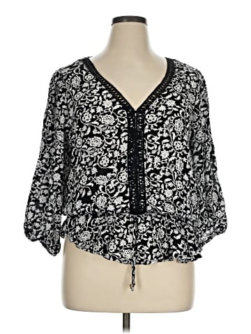 Adrienne Vittadini 3/4 Sleeve Blouse (view 1)