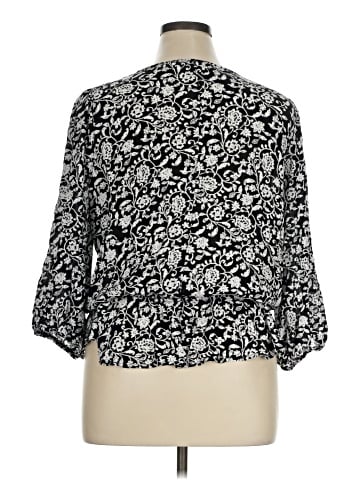 Adrienne Vittadini 3/4 Sleeve Blouse (view 2)