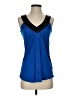 Venus 100% Viscose Blue Sleeveless Blouse Size XS - photo 1
