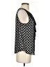 Elle 100% Polyester Polka Dots Black Sleeveless Blouse Size S - photo 4
