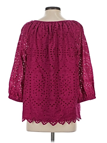 Lauren by Ralph Lauren 3/4 Sleeve Blouse (view 2)