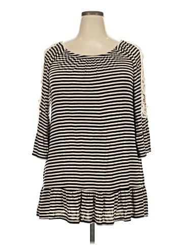 emerald 3/4 Sleeve T-Shirt (view 1)