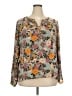DR2 100% Polyester Gray 3/4 Sleeve Blouse Size XXL - photo 1