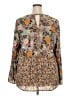 DR2 100% Polyester Gray 3/4 Sleeve Blouse Size XXL - photo 2