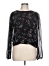Willow & Clay 100% Polyester Black Long Sleeve Blouse Size L - photo 1
