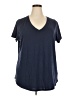 Torrid Blue Short Sleeve T-Shirt Size 3X Plus (3) - photo 1