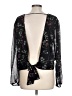 Willow & Clay 100% Polyester Black Long Sleeve Blouse Size L - photo 2
