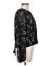 Willow & Clay 100% Polyester Black Long Sleeve Blouse Size L - photo 4