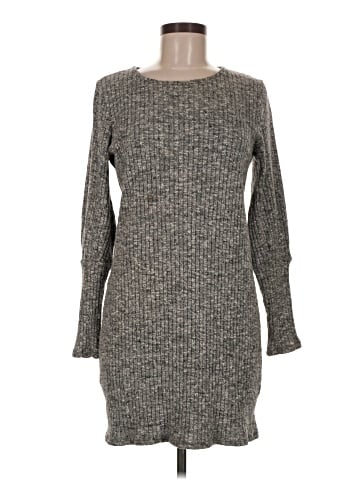 Madewell Ribbed Bubble-Sleeve Dress (view 1)