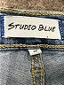 STUDIO BLUE Hearts Blue Jeans Size 26 waist - photo 4
