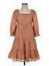 Versona Orange Casual Dress Size S - photo 1