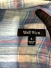 Well Worn Plaid Blue Long Sleeve Button-Down Shirt Size L - photo 7
