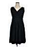 Lands' End Solid Black Cocktail Dress Size XL - photo 1