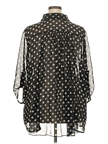 Eyeshadow 3/4 Sleeve Blouse (view 2)