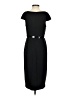David Meister 100% Polyester Solid Black Casual Dress Size 4 - photo 2