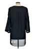 Alfani 100% Polyester Blue 3/4 Sleeve Blouse Size 10 - photo 2