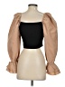 Shein Brown 3/4 Sleeve Blouse Size S - photo 2