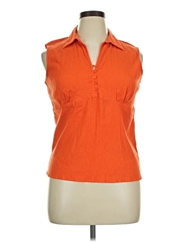 St. John's Bay Sleeveless Button-Down Shirt (view 1)