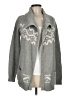 JJ Basics Chevron-herringbone Gray Cardigan Size M - photo 1