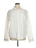 Express Solid Ivory Long Sleeve Button-Down Shirt Size XL - photo 1