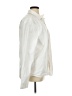 Express Solid Ivory Long Sleeve Button-Down Shirt Size XL - photo 4