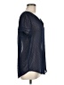 DR2 100% Polyester Black Short Sleeve Blouse Size M - photo 4