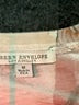 Green Envelope Tan Short Sleeve Blouse Size M - photo 7