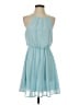 Blue Rain 100% Polyester Blue Cocktail Dress Size XS - photo 1