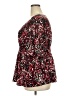 IGIGI Burgundy 3/4 Sleeve Blouse Size 18 - photo 5