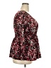 IGIGI Burgundy 3/4 Sleeve Blouse Size 18 - photo 4