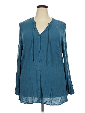 Torrid Long Sleeve Blouse (view 1)