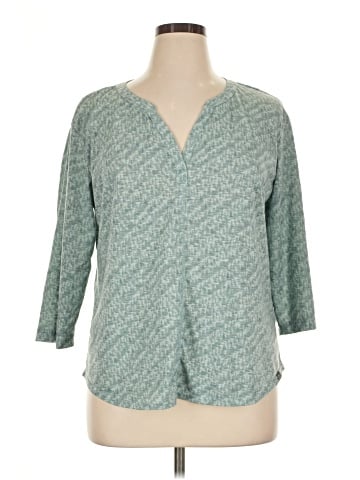 L.L.Bean 3/4 Sleeve Blouse (view 1)