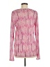 Logo Layers Pink Long Sleeve Blouse Size M - photo 2