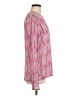 Logo Layers Pink Long Sleeve Blouse Size M - photo 4