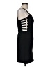 Express 100% Polyester Solid Black Cocktail Dress Size M - photo 4