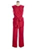 Tahari by ASL 100% Polyester Solid Red Jumpsuit Size 14 - photo 1