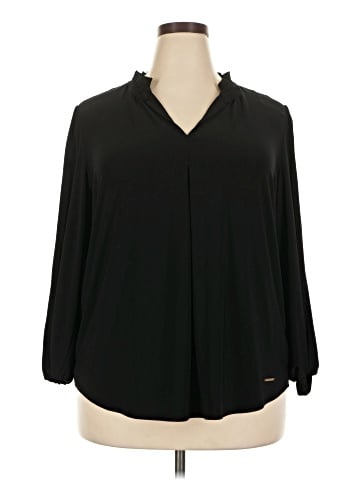 AK Anne Klein 3/4 Sleeve Blouse (view 1)