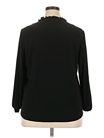 AK Anne Klein 3/4 Sleeve Blouse (view 2)