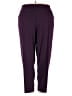George Solid Purple Active Pants Size 4X - photo 1