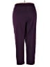George Solid Purple Active Pants Size 4X - photo 2