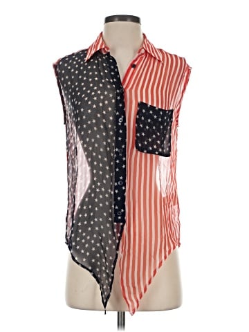 Equipment Sleeveless Button-Down Shirt (view 1)